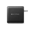 TARGUS 100W GaN maiņstrāvas lādētājs portatīvajam datoram, viedtālrunim, planšetdatoram — 1× USB-C, 2 m kabelis, melns