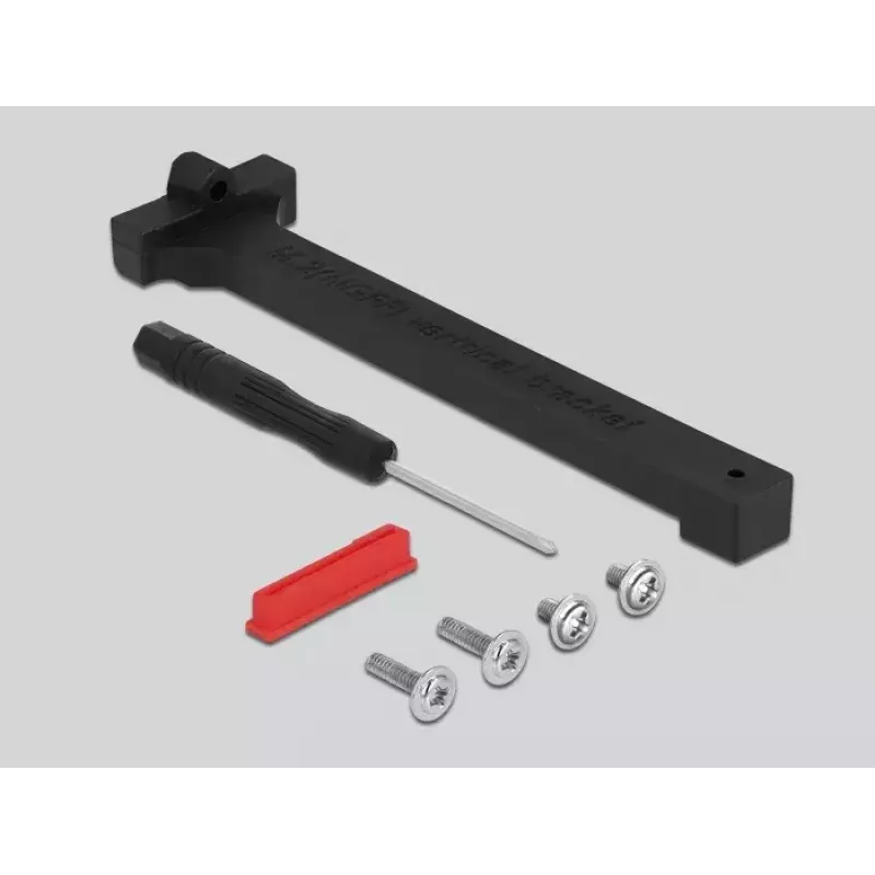 Adapter M.2 key A+E male to key M slot leņķveida with holder DeLOCK 64137