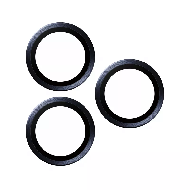 PanzerGlass Hoops kameru objektīvu aizsargstikls iPhone 15 Pro 15 Pro Max zils titāns izturīgs pret skrāpējumiem un triecieniem