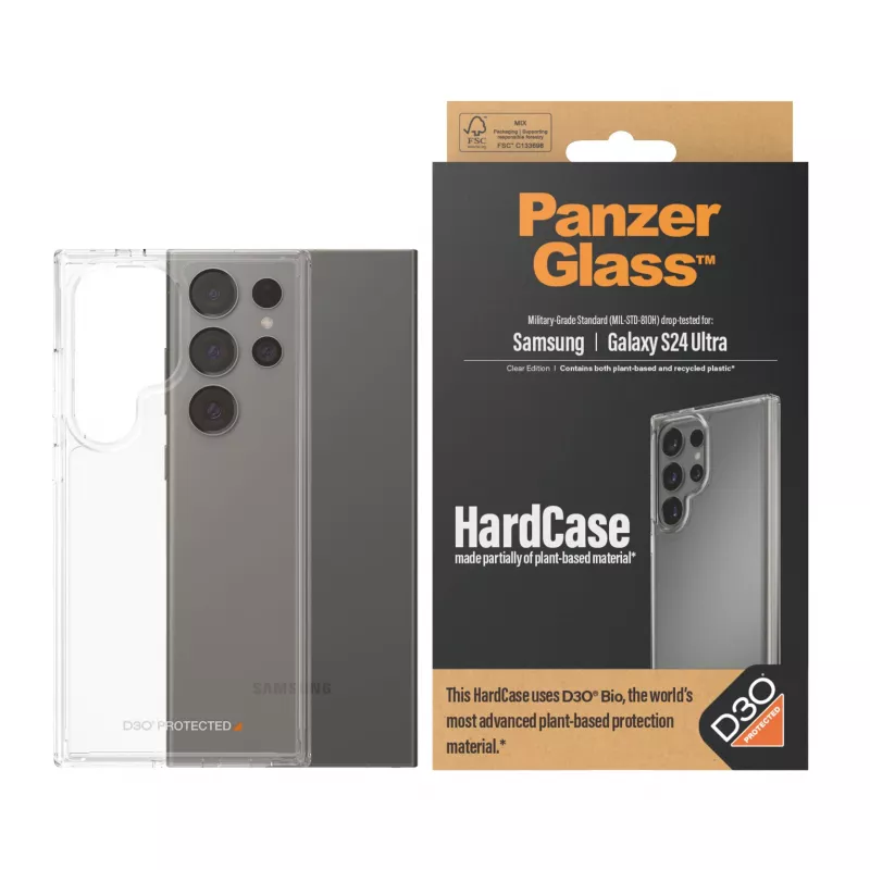 PanzerGlass HardCase vāciņš Samsung Galaxy S24 Ultra caurspīdīgs triecienu absorbcija