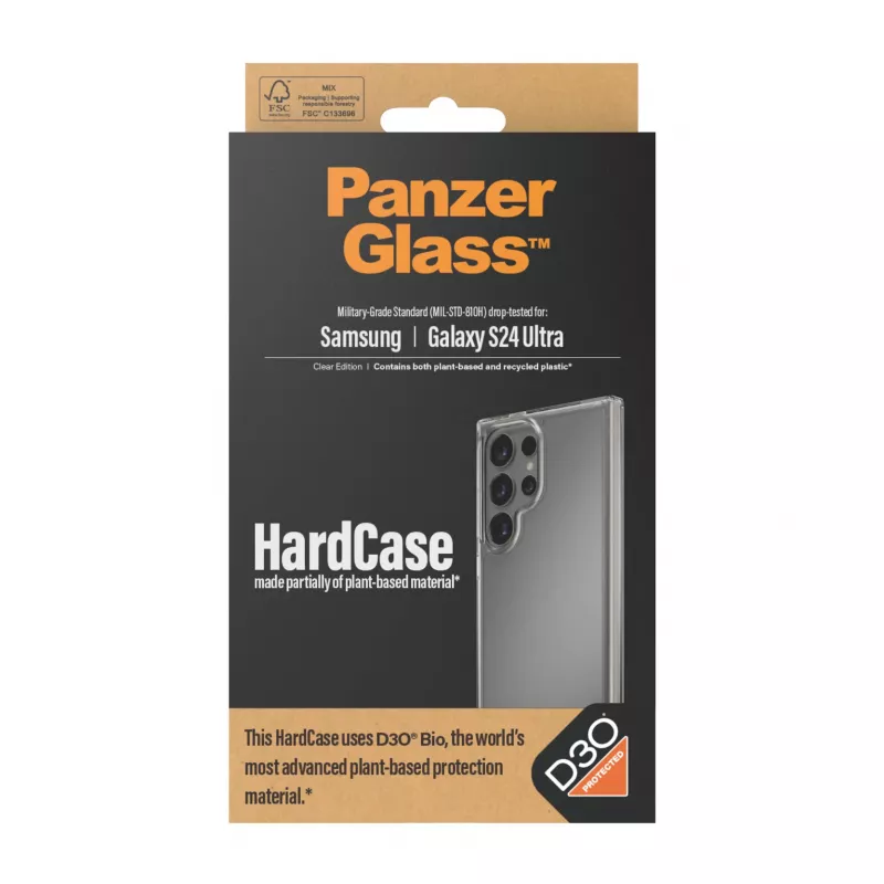 PanzerGlass HardCase vāciņš Samsung Galaxy S24 Ultra caurspīdīgs triecienu absorbcija