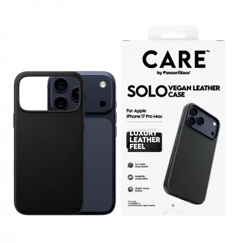 Aizsargapvalks PanzerGlass CARE Solo iPhone 17 Pro Max, melns