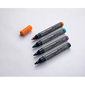 Marker Sigel BA011 4 gab. Melns fuksīna Oranžs Tirkīzzils