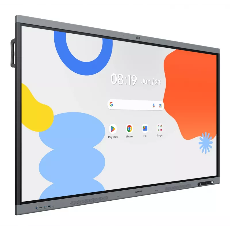 Samsung LH65WAFPLGC interaktīvā tāfele 165,1 cm (65 collas) 3840 x 2160 pikseļi Skārienjūtīgs Melns, Pelēks
