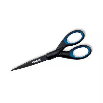 Šķēres DAHLE 54307-12978 biroja taisnais griezums viengabala 18 mm griešanas garums melns
