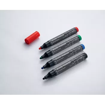 Marķieris Sigel BA010 4 gab. Melns Zils Zaļš Sarkans