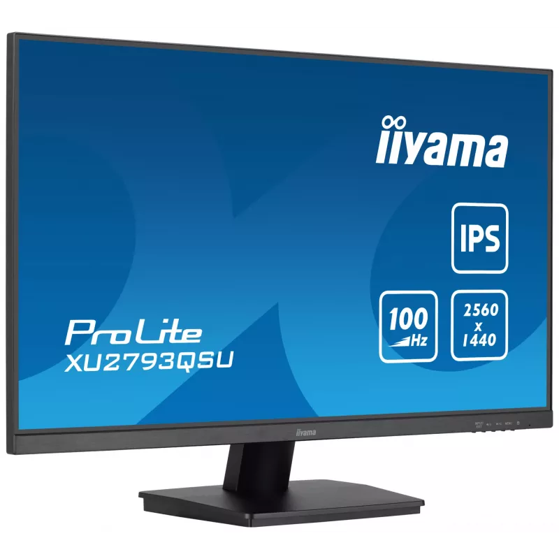 iiyama ProLite XU2793QSU-B6 datora monitors 68,6 cm (27 collas) 2560 x 1440 pikseļi Wide Quad HD LED Melns