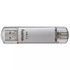Hama C-Laeta USB zibatmiņa 16 GB USB Type-A / USB Type-C 3.2 Gen 1 (3.1 Gen 1) Sudraba krāsa
