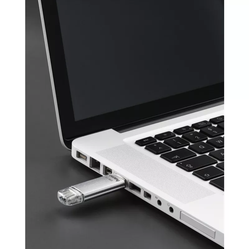 Hama C-Laeta USB zibatmiņa 16 GB USB Type-A / USB Type-C 3.2 Gen 1 (3.1 Gen 1) Sudraba krāsa