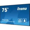 iiyama LH7575UHS-B1AG Signage Display digitālās norādes plakanais panelis 190.5 cm (75 collas) LCD Wi-Fi 500 cd/m² 4K Ultra HD Melns Iebūvēts procesors Android 11 24/7