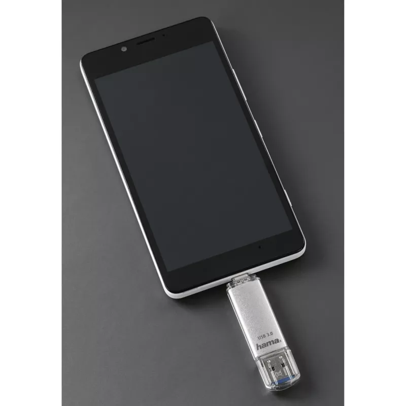 Hama C-Laeta USB zibatmiņa 32 GB USB Type-A / USB Type-C 3.2 Gen 1 (3.1 Gen 1) Sudraba