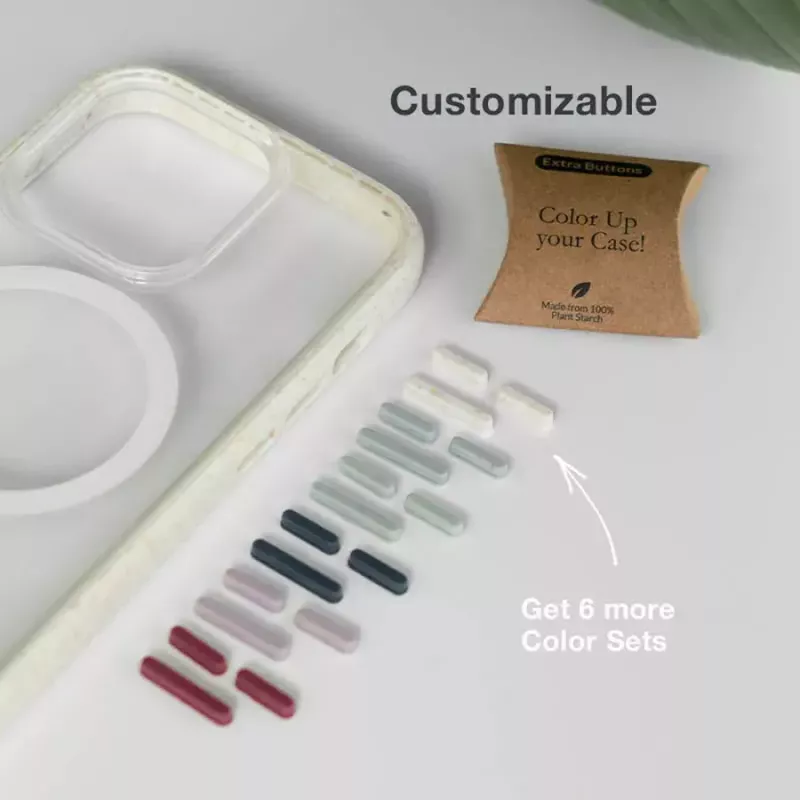 Mobilā tālruņa vāciņš Woodcessories Clear vāciņš Apple iPhone 14, 15,5 cm (6,1 collas), melna un caurspīdīga