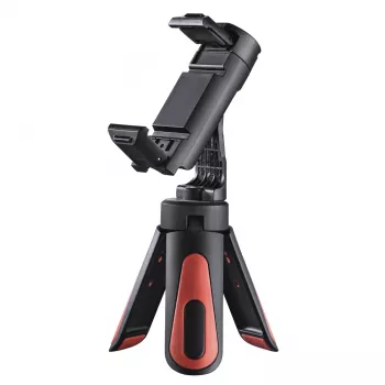 Hama Pocket II Rotation statīvs Viedtālrunis/Planšetdators 3 kājas Melns, Sarkans