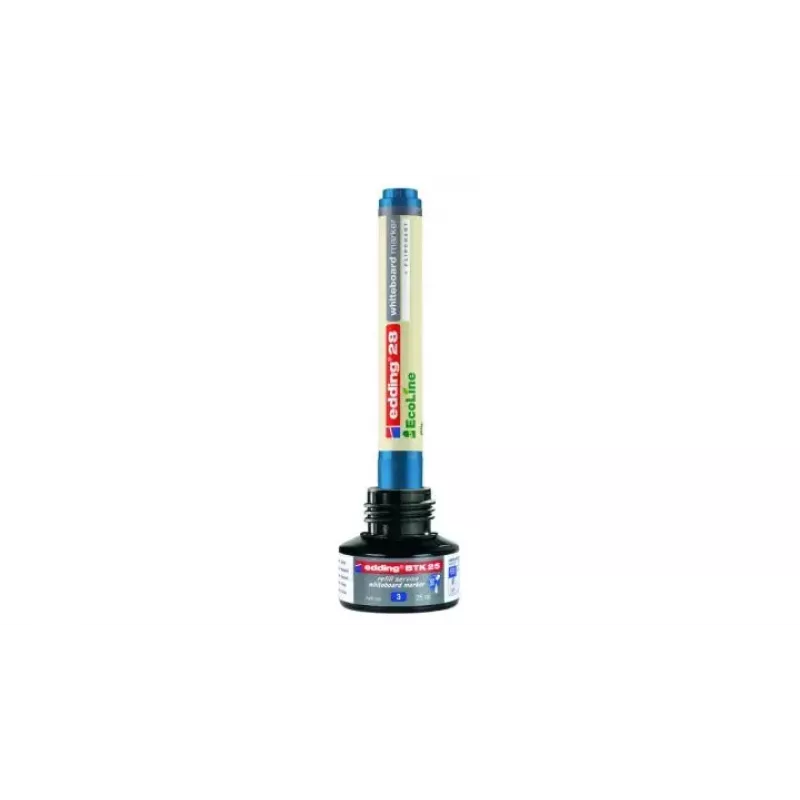 Edding BTK-25 zils 25 ml marķieru uzpildes tinte, rezerves tinte marķieriem