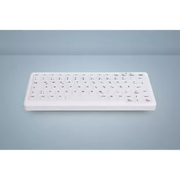 Tastatūras pārvalks Active Key AK-C4110 — silikona, vācu izkārtojums, 291×139×25 mm, balts