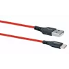 USB A uz USB C kabelis SCHWAIGER LPRO510 501 — USB 3.2 Gen 1 (3.1 Gen 1), 1,2 m, sarkans