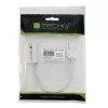 Techly DisplayPort 1.2 vīr./HDMI siev. adapteris 15 cm balts IADAP DP-HDMIF2