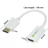 Techly DisplayPort 1.2 vīr./HDMI siev. adapteris 15 cm balts IADAP DP-HDMIF2