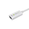 Techly DisplayPort 1.2 vīr./HDMI siev. adapteris 15 cm balts IADAP DP-HDMIF2