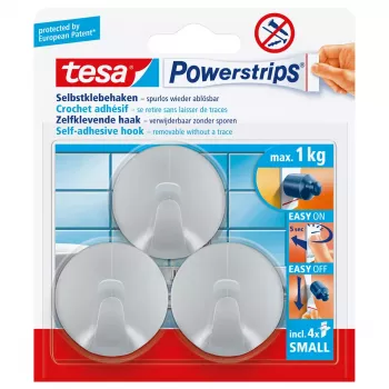 Universāls āķis Tesa Powerstrips Hooks Small ROUND