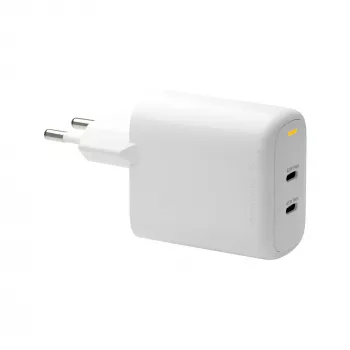 dbramante1928 re-charge Pro - ES sienas lādētājs 2x USB-C 45W - Balts