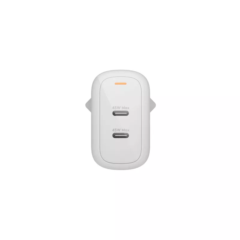 dbramante1928 re-charge Pro - ES sienas lādētājs 2x USB-C 45W - Balts