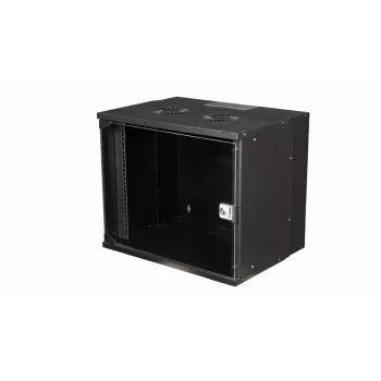 Equip Eco Mount 19' skapis, 09U, 540X400MM, RAL9005 melns