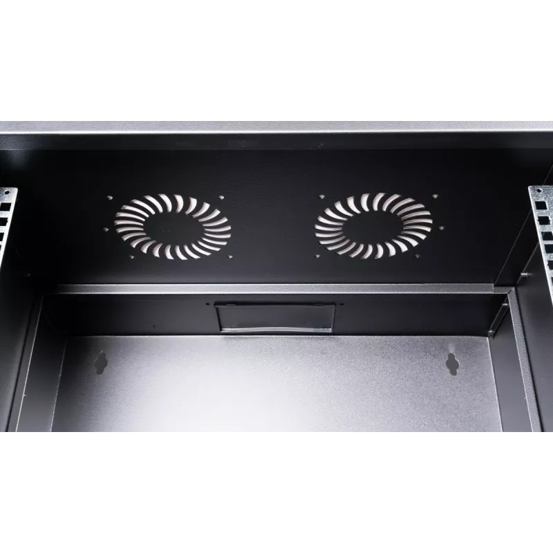 Equip Eco Mount 19' skapis, 09U, 540X400MM, RAL9005 melns