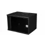 Equip Eco Mount 19' skapis, 07U, 540X400MM, RAL9005 melns