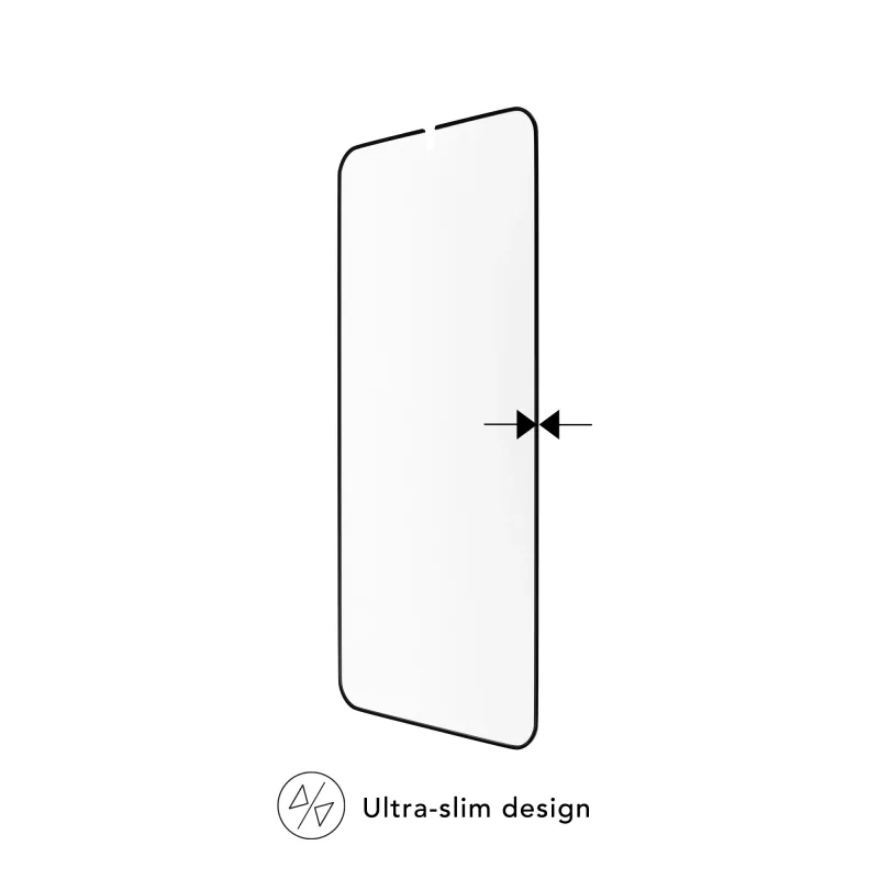 dbramante1928 eco-shield - Galaxy S23 - Melns edge Rūdīta stikla ekrāna aizsargs