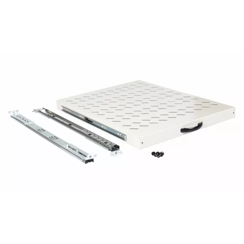 Izvelkams plauktu plaukts EQUIP 19 collu, 1U, 800 mm dziļums, gaigi pelēks
