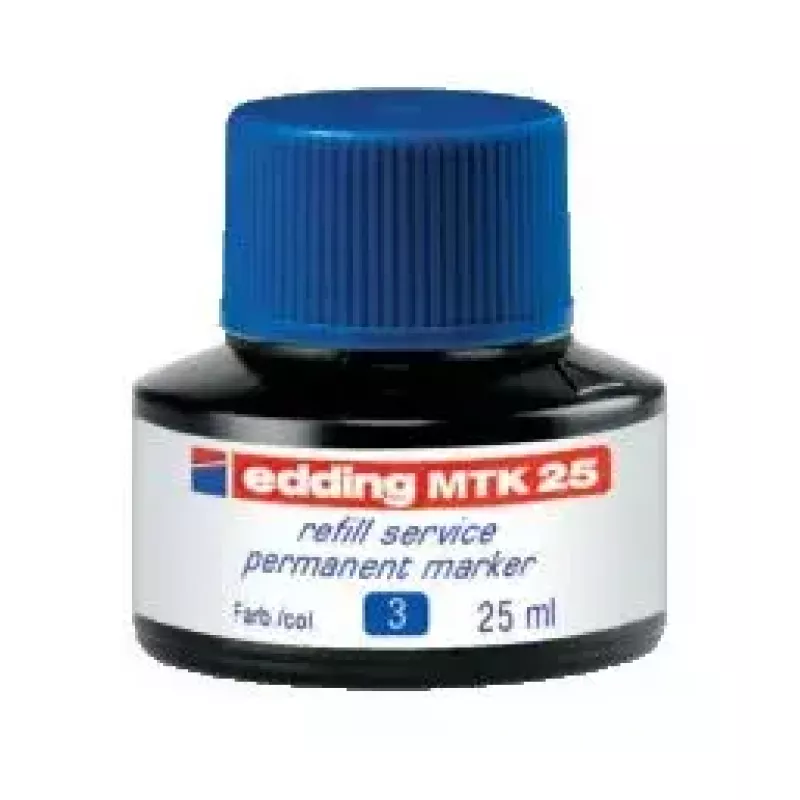 Marķiera uzpilde Edding MTK 25 Zila 25 ml 1 gab.