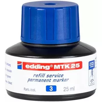 Marķiera uzpilde Edding MTK 25 Zila 25 ml 1 gab.