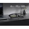 DANGBEI aktīvās stereoskopiskās 3D brilles, Micro-USB, melnas