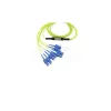 BlueOptics optiskās šķiedras kabelis SFP5142BU10MKB 10 m, G.657.A1, 4x SC uz MPO, dzeltens