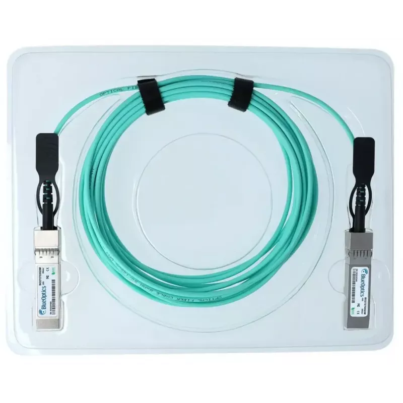 BlueOptics InfiniBand / optiskās šķiedras kabelis SFP28 25 m, Aqua, vīriešu-vīriešu