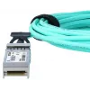 BlueOptics InfiniBand / optiskās šķiedras kabelis SFP28 25 m, Aqua, vīriešu-vīriešu