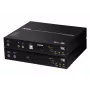 ATEN True 4K DP/HDMI Optical KVM 10km, raidītājs un uztvērējs, vadu, 10000 m, 4096 x 2160 pikseļi, melns, metāls