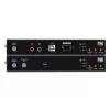 ATEN True 4K DP/HDMI Optical KVM 10km, raidītājs un uztvērējs, vadu, 10000 m, 4096 x 2160 pikseļi, melns, metāls
