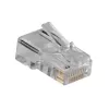 ACT RJ45 (8P/8C) modulārais savienotājs apaļam kabelim ar vijumiem