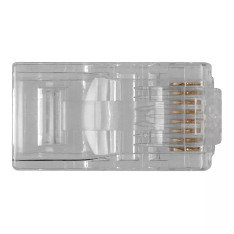 ACT RJ45 (8P/8C) modulārais savienotājs apaļam kabelim ar vijumiem