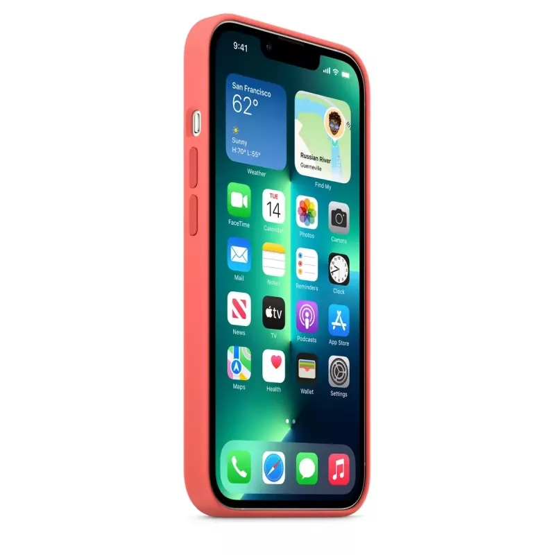 Mobilā tālruņa maciņš Apple MM2E3ZM/A Cover for iPhone 13 Pro, Silikona, 6,1 collas (15,5 cm), Rozā