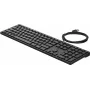 Tastatūra HP Wired Desktop 320K — pilna izmēra USB, membrānas, melna