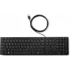 Tastatūra HP Wired Desktop 320K — pilna izmēra USB, membrānas, melna