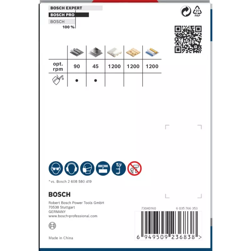 Caurumu zāģis Bosch PRO Multi Material 44/92 mm — viens gabals urbjam, drywall, metālam, plastmasai, skujkokam