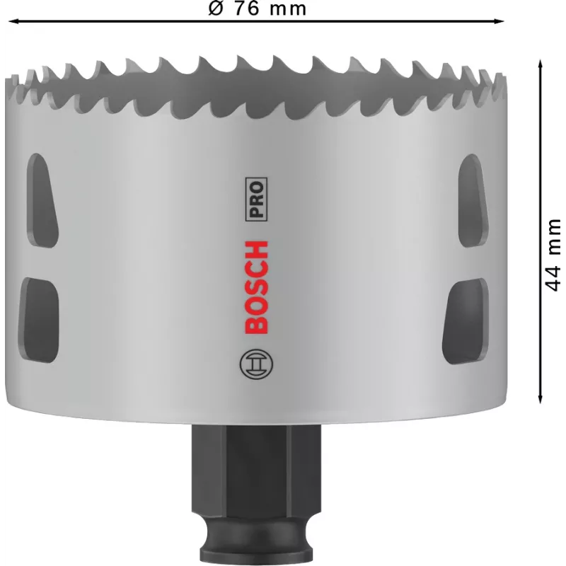 Urbjuzgalis Bosch PRO Multi Material PC Plus 44/76 mm viens urbis
