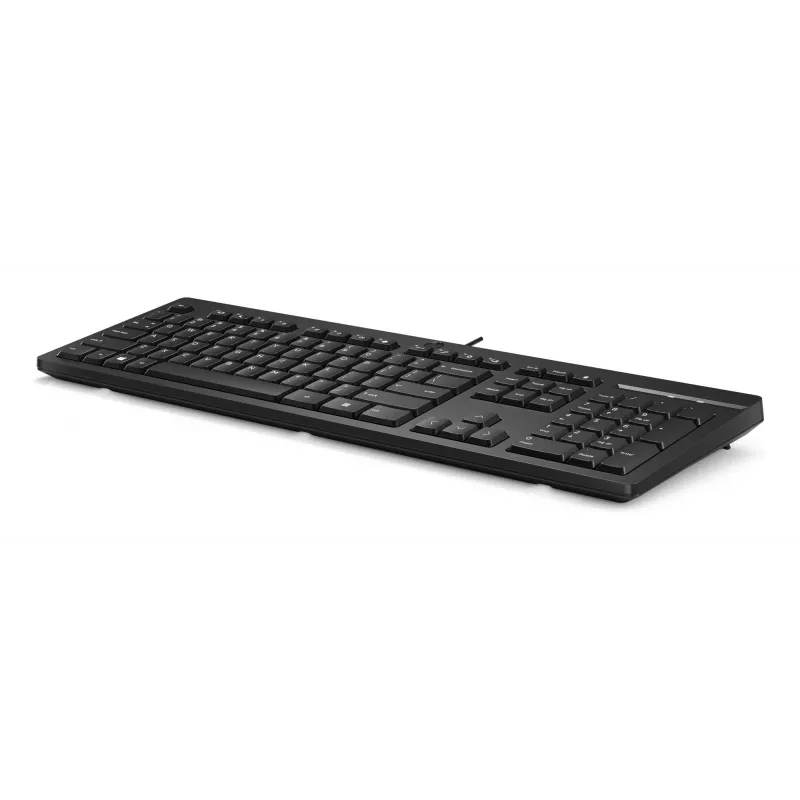 HP 125 vadu tastatūra, pilna izmēra USB, membrānas, QWERTY, melna