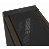 PC Case ASUS ProArt PA602 Wood Edition Midi Tower — Melns & Wood, atbalsta ATX/EATX, 2x200mm priekšā, 1x140mm aizmugurē