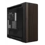 ASUS ProArt PA602 Wood Edition Modern Melns - Rūdīta stikla panelis Midi Tower Melns, Koks