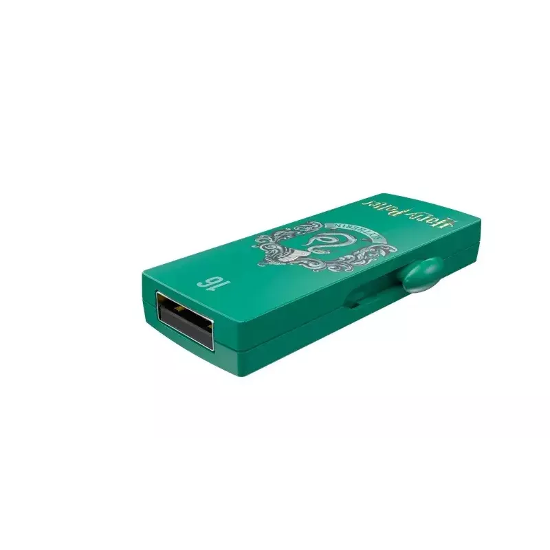 USB zibatmiņa EMTEC M730 Slytherin 16 GB, USB Type-A 2.0, bīdāms formas faktors, zaļa